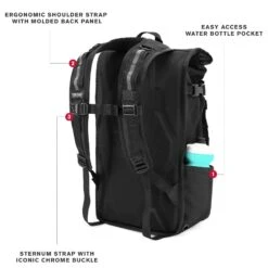 Chrome Barrage Cargo Rolltop 20 - Rucksack 51 Cm -Deuter Verkäufe 2025 Chrome Barrage Cargo Rolltop Rucksack mit Laptopfach 15 039 039 51 cm all black BG 163 ALLB 6