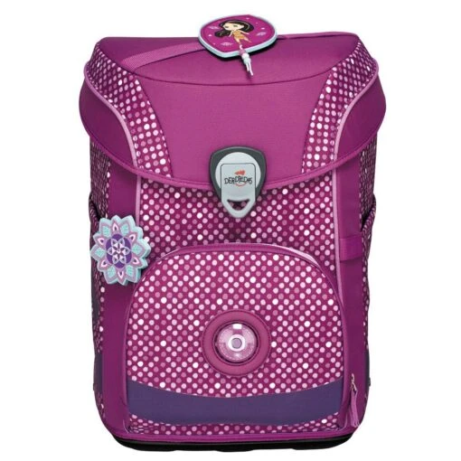 DerDieDas ErgoFlex Easy - Schulranzen Set 5tlg. 950g -Deuter Verkäufe 2025 DerDieDas ErgoFlex Easy Schulranzen Set 5tlg 39 cm Purple Dots 8409151 2