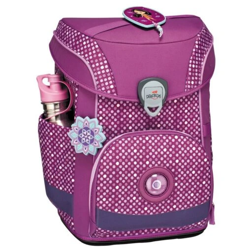 DerDieDas ErgoFlex Easy - Schulranzen Set 5tlg. 950g -Deuter Verkäufe 2025 DerDieDas ErgoFlex Easy Schulranzen Set 5tlg 39 cm Purple Dots 8409151 3