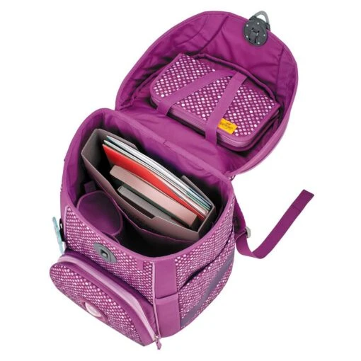 DerDieDas ErgoFlex Easy - Schulranzen Set 5tlg. 950g -Deuter Verkäufe 2025 DerDieDas ErgoFlex Easy Schulranzen Set 5tlg 39 cm Purple Dots 8409151 5