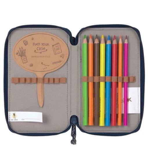 LÄSSIG Zubehör Triple Pencil Case Unique - Mäppchen 21 Cm Befüllt -Deuter Verkäufe 2025 L SSIG Zubeh r Triple Pencil Case Unique Federm ppchen 21 cm Navy 1205010583 6