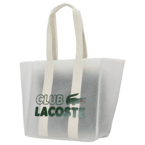 Lacoste Summer Pack - Shopper 38 Cm -Deuter Verkäufe 2025 Lacoste Key Look Shopper 38 cm transparent blc estragon NU4150PB L64 2