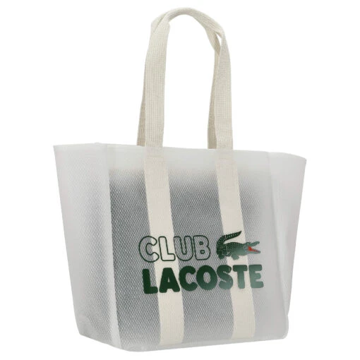 Lacoste Summer Pack - Shopper 38 Cm -Deuter Verkäufe 2025 Lacoste Key Look Shopper 38 cm transparent blc estragon NU4150PB L64 5