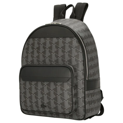 Lacoste The Blend - Rucksack Aus Canvas 40 Cm -Deuter Verkäufe 2025 Lacoste The Blend Laptoprucksack 40 cm allover monogram black NH3649LX H45 2