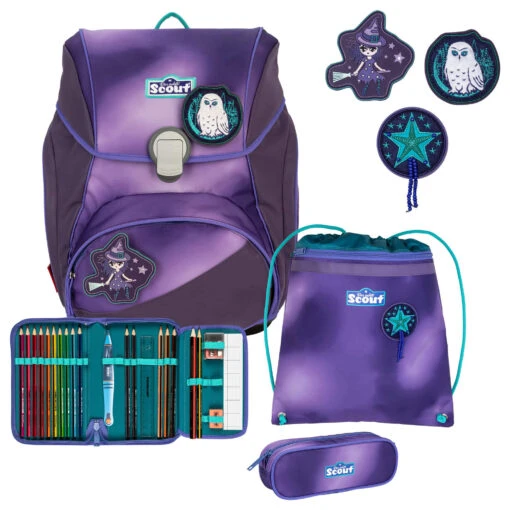 Scout Alpha Exklusiv Superflash - Schulranzen 4tlg. -Deuter Verkäufe 2025 Scout Alpha Exklusiv Superflash Schulranzen 4tlg Purple Magic 74420361400 1