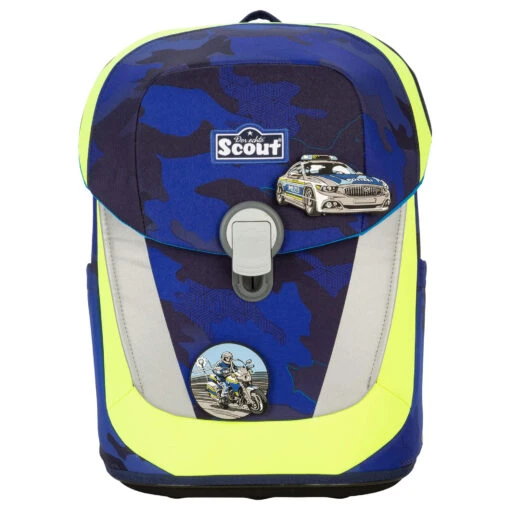 Scout Sunny II Extra Light - Schulranzen Set 4tlg. -Deuter Verkäufe 2025 Scout Sunny II Extra Light Schulranzen Set 4tlg Blue Police 73470121600 2