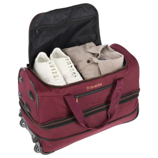 Travelite Basics 51 - 2-Rollenreisetasche S 55 Cm Erw. -Deuter Verkäufe 2025 Travelite Basics 51 2 Rollenreisetasche S 55 cm erw bordeaux 096275 70 5